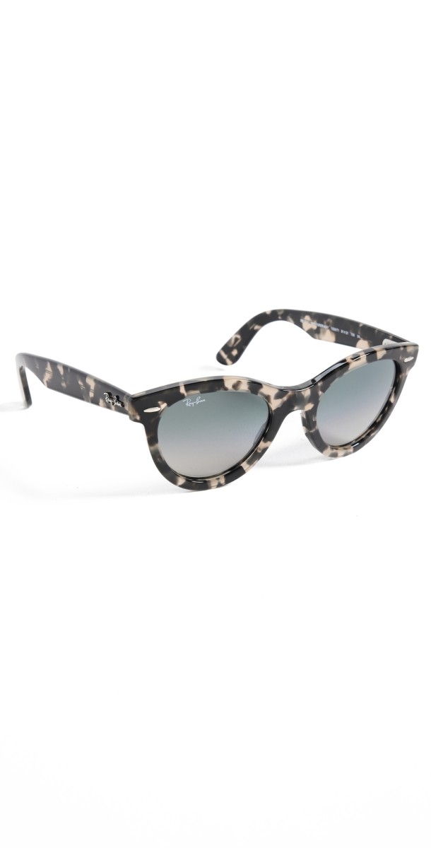Ray-Ban RB2241 Oval Sunglasses Grey Havana