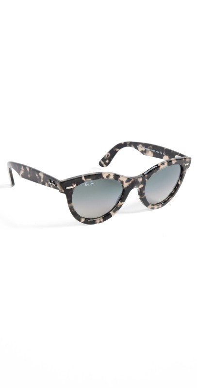 Ray-Ban RB2241 Oval Sunglasses Grey Havana