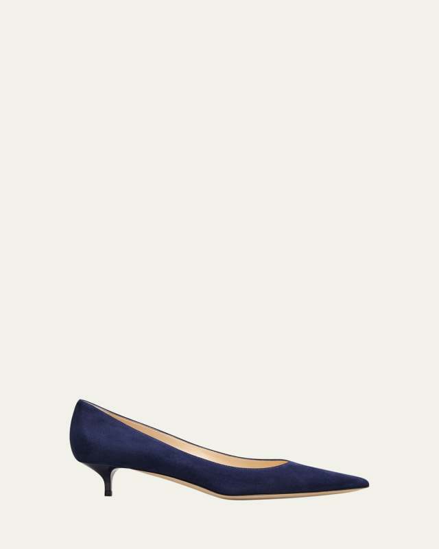 Amelia 35mm Suede Pumps