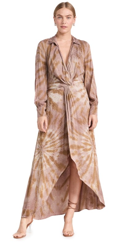 Young Fabulous & Broke Siren Shirt Dress ADOBE ROSE SPIN WASH