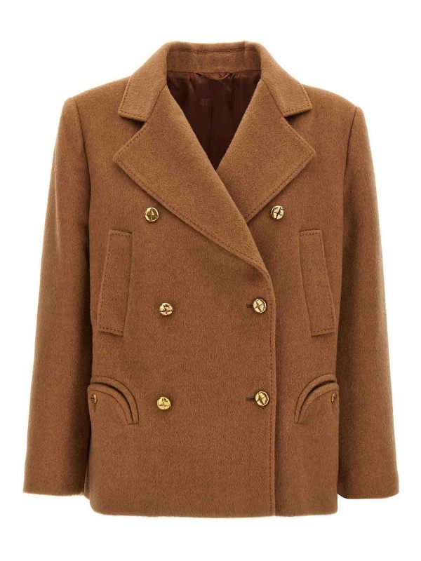Blazé Milano Manteau Court - Beige