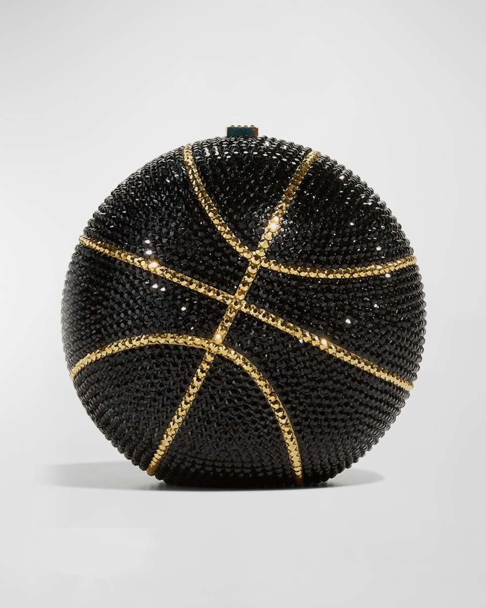 Basketball Crystal Sphere Clutch Bag