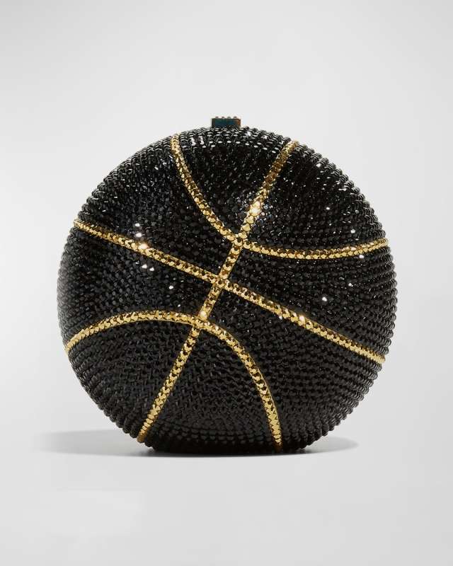 Basketball Crystal Sphere Clutch Bag