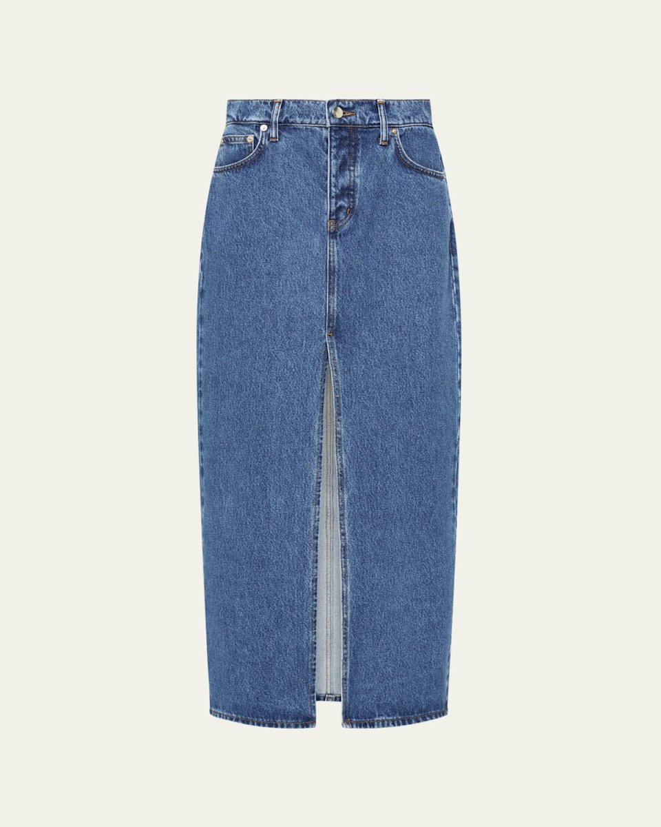 Denim Maxi Skirt