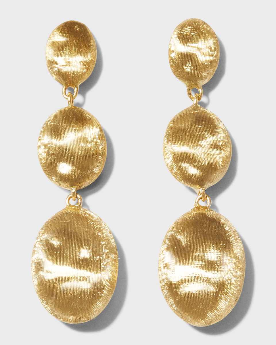 Siviglia 18k Large 3-Drop Earrings