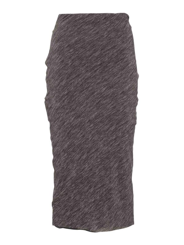 Philosophy di Lorenzo Serafini Jupe Midi - Gris