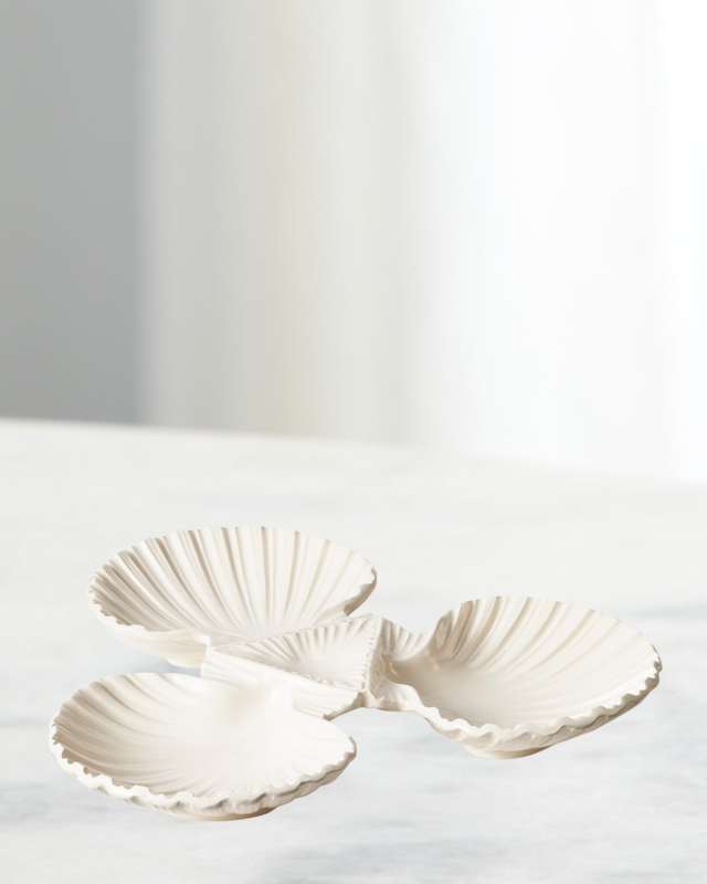 Shell 3-Bowl Dish