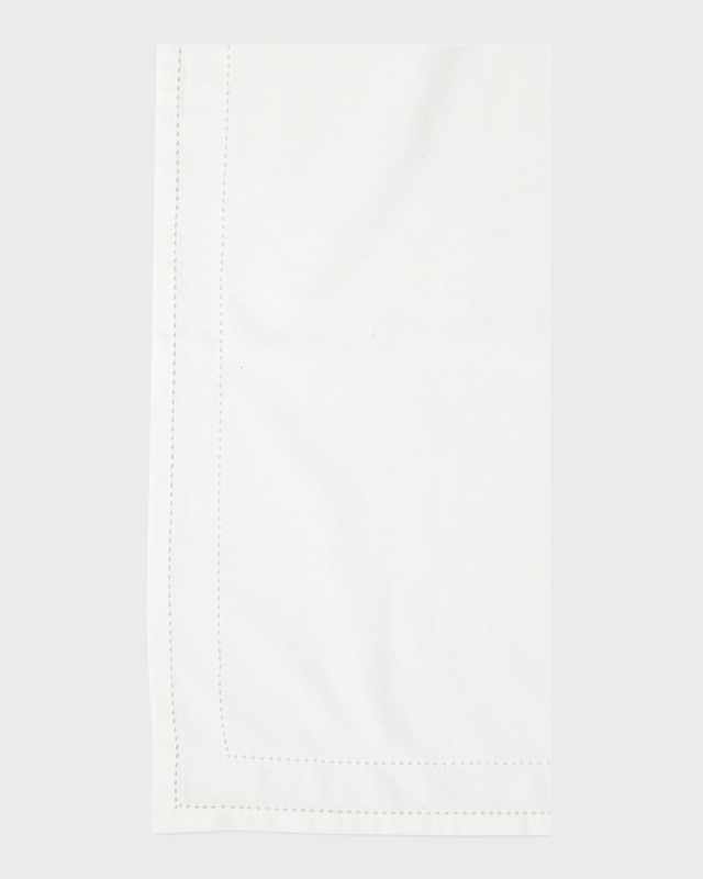 Cotone Linens Ivory Napkins, Set of 4