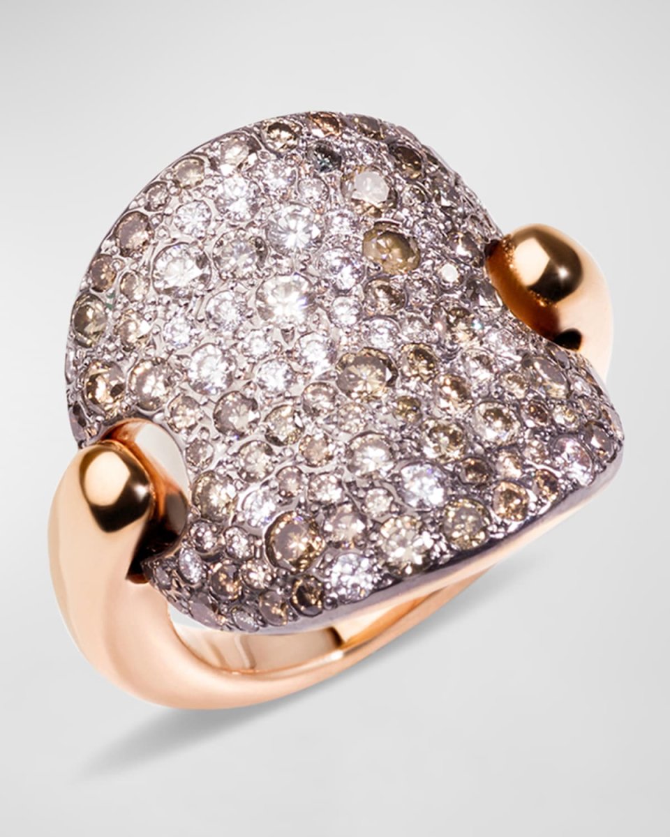 18K Rose Gold Sabbia Diamond Ring