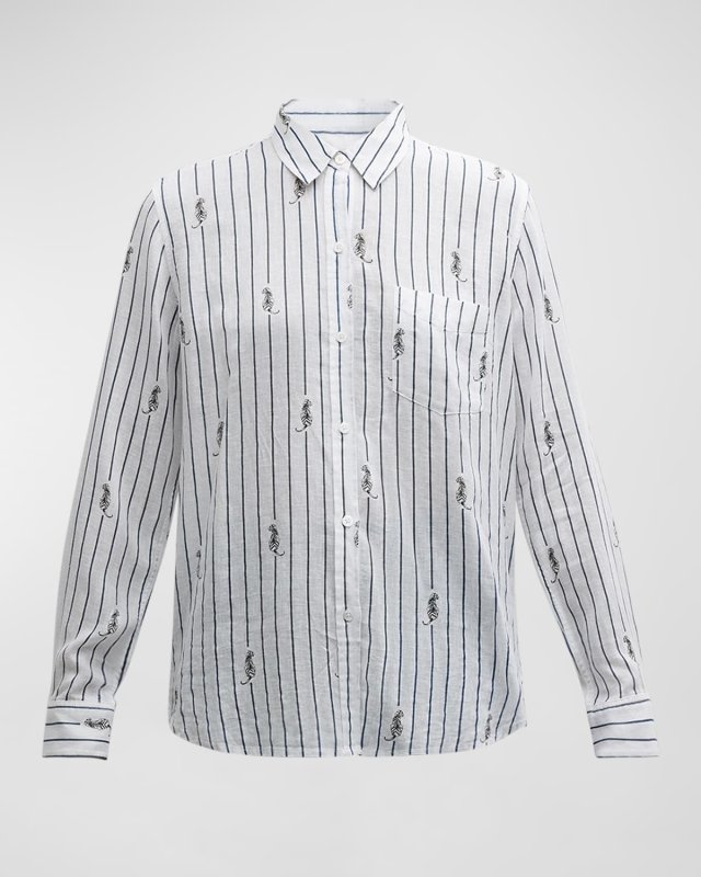 Charli Striped Tiger Shirt