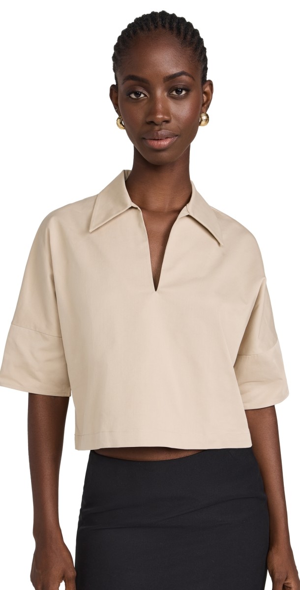 Amanda Uprichard Bryce Top Khaki