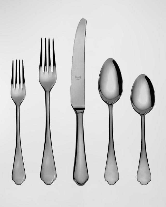 Dolce Vita 20-Piece Flatware Set - Mirror Oro Nero