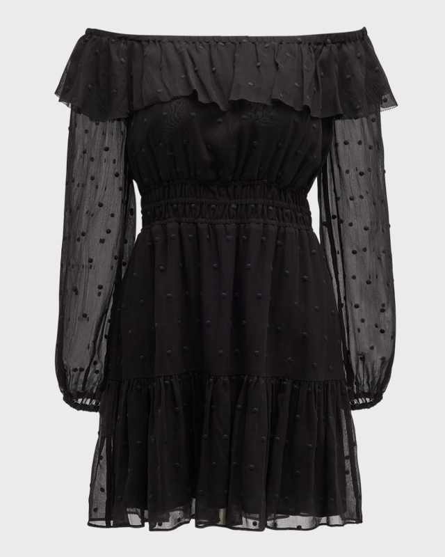 Seine Off-The-Shoulder Mini Dress