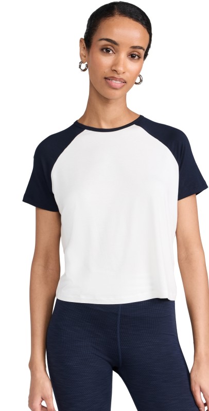 Splits59 Baseball Jersey Tee White/Indigo
