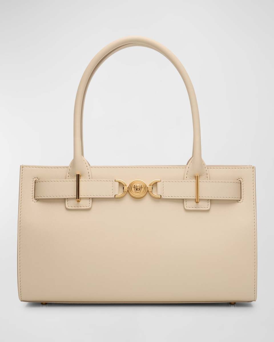 Medusa 95 Large Leather Tote Bag