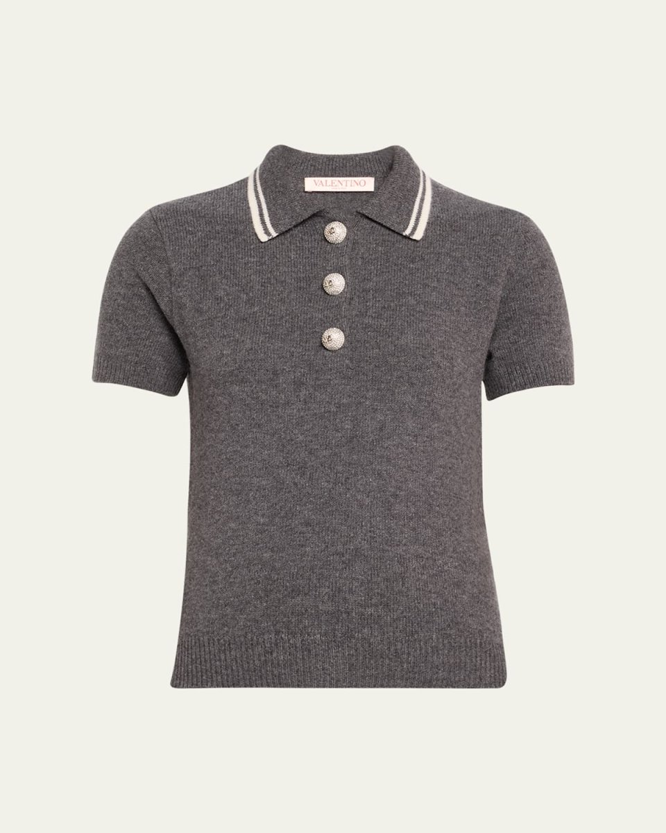 Cashmere Polo Top