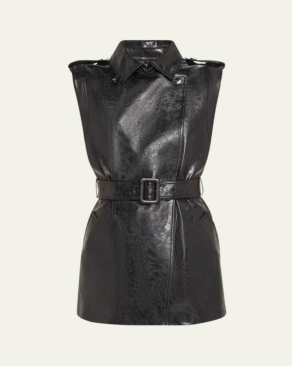 Harper Vegan Leather Vest