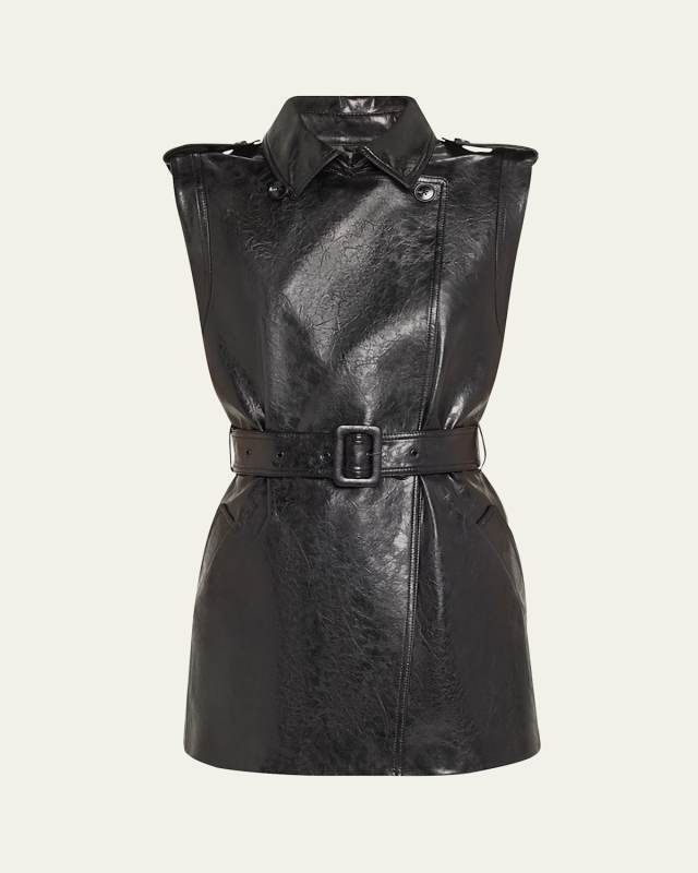 Harper Vegan Leather Vest