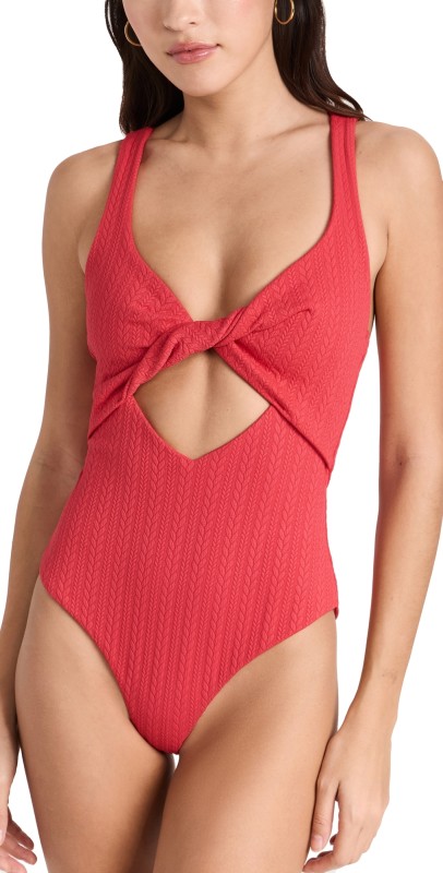 Beach Riot Tyler One Piece Merry Red