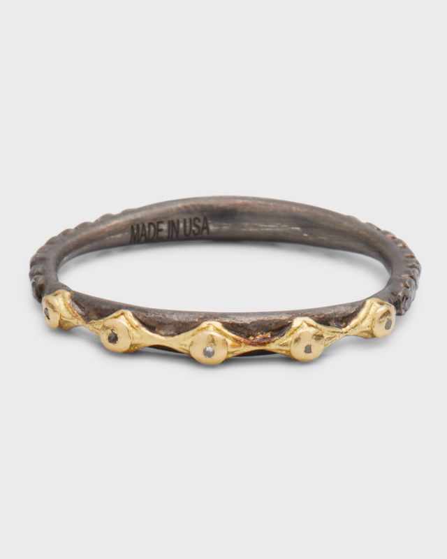 Old World Multi-Crivelli Stacking Ring