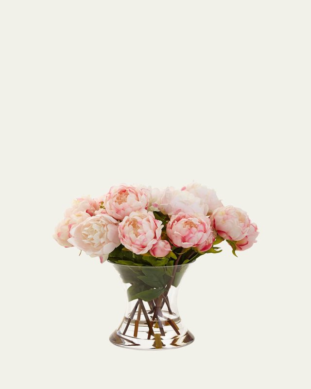 Peonies N Pink Faux-Floral Arrangement