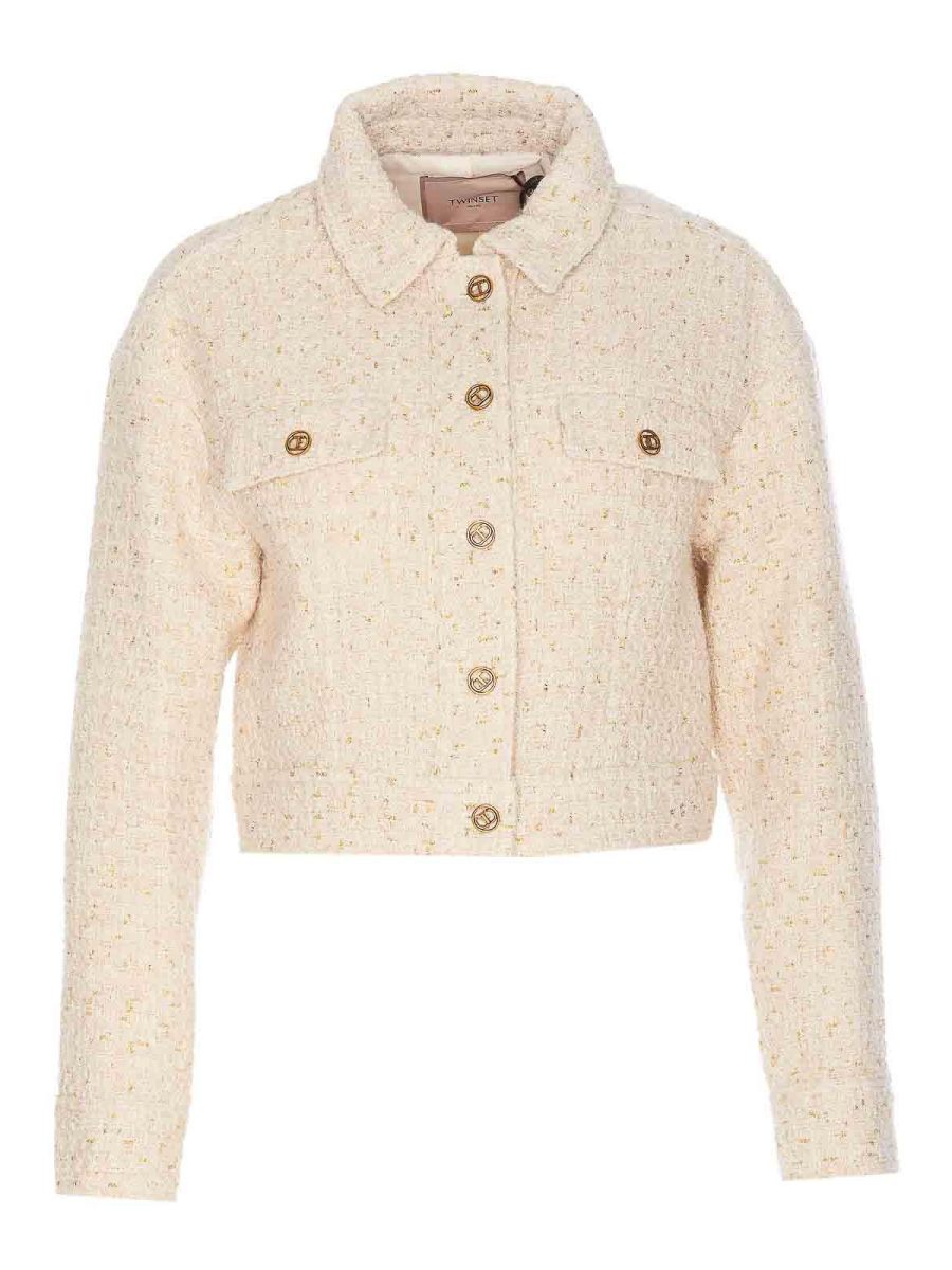 Twinset Veste Casual - Blanc
