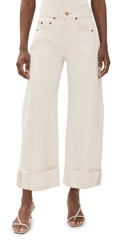 B Sides Relaxed Cuffed Lasso Jeans Clair Rinse