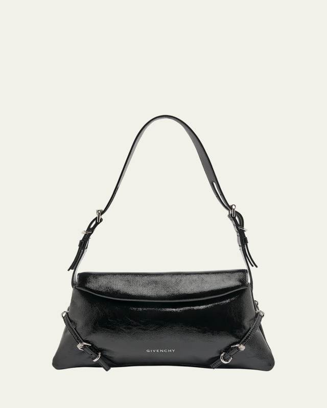 Voyou Small Shoulder Bag in Leather