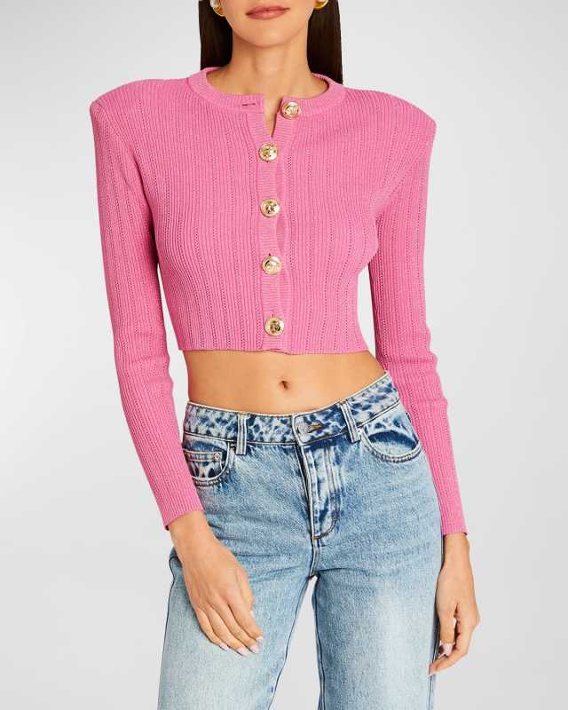 Laurel Cropped Knit Jacket