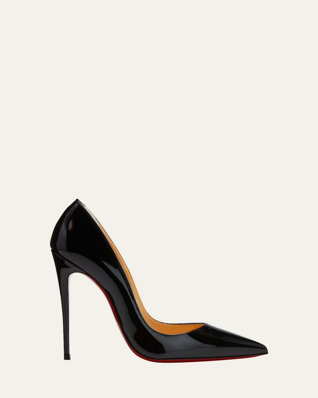 So Kate Patent Pointed-Toe Red Sole Pump
