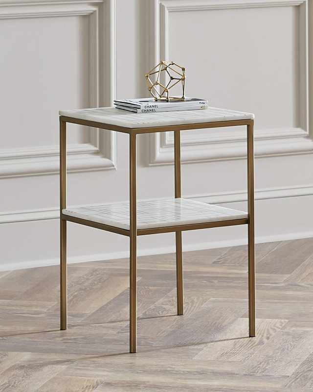 Isaac Marble Side Table