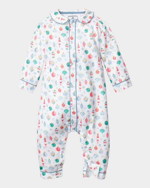 Kid's Cambridge Vintage Ornaments-Print Coverall, Size Newborn-24