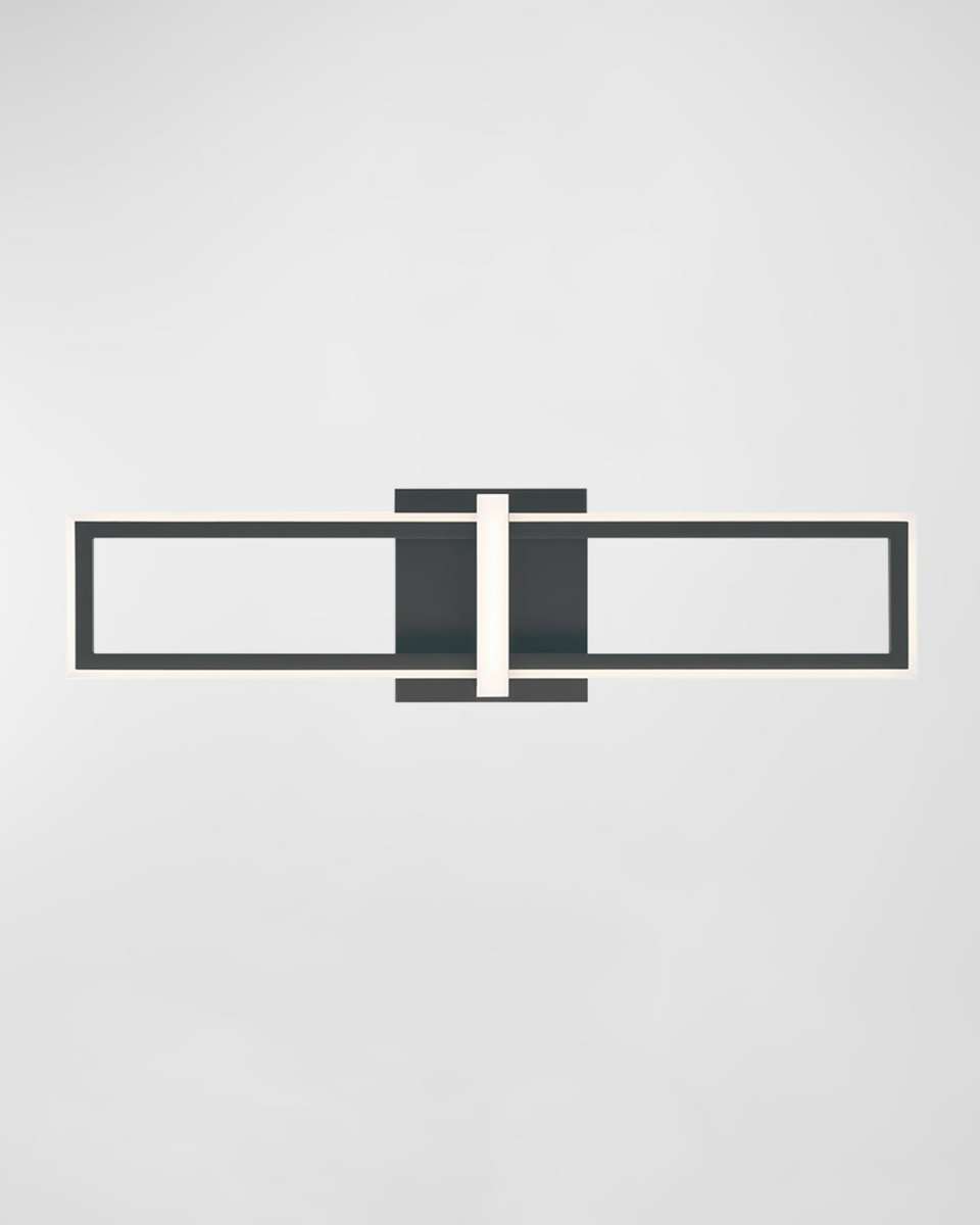 Bordo LED Sconce in Black, 24"