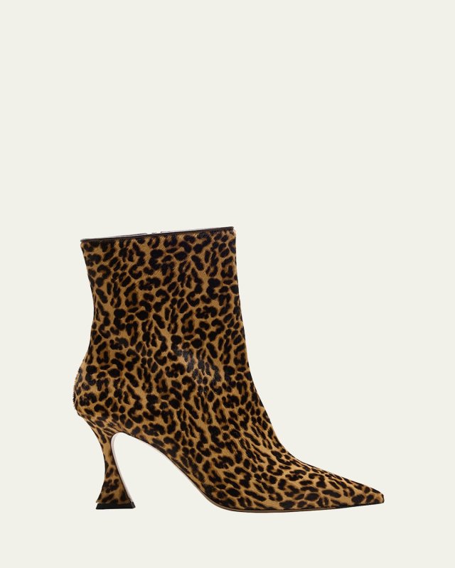 Bell Leopard Ankle Booties