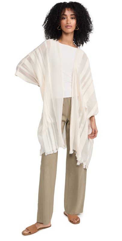 Vince Vince Cotton Caftan Cream