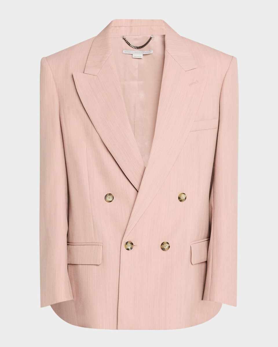 Double-Breasted Oversized Blazer