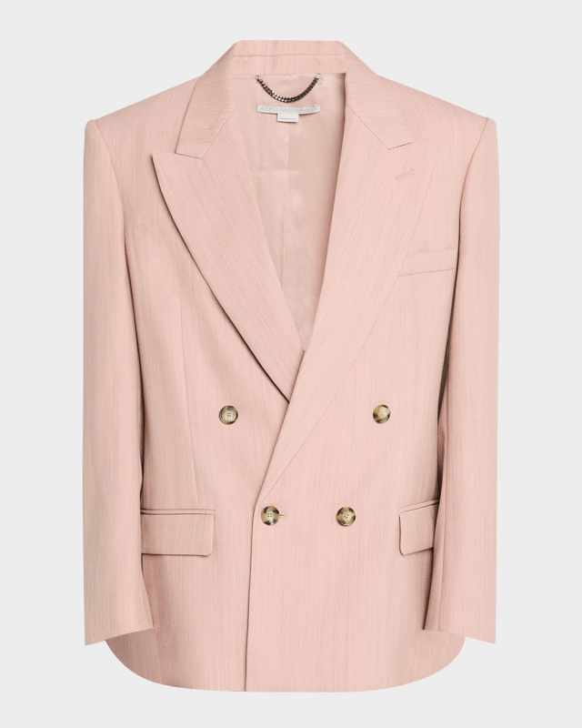 Double-Breasted Oversized Blazer