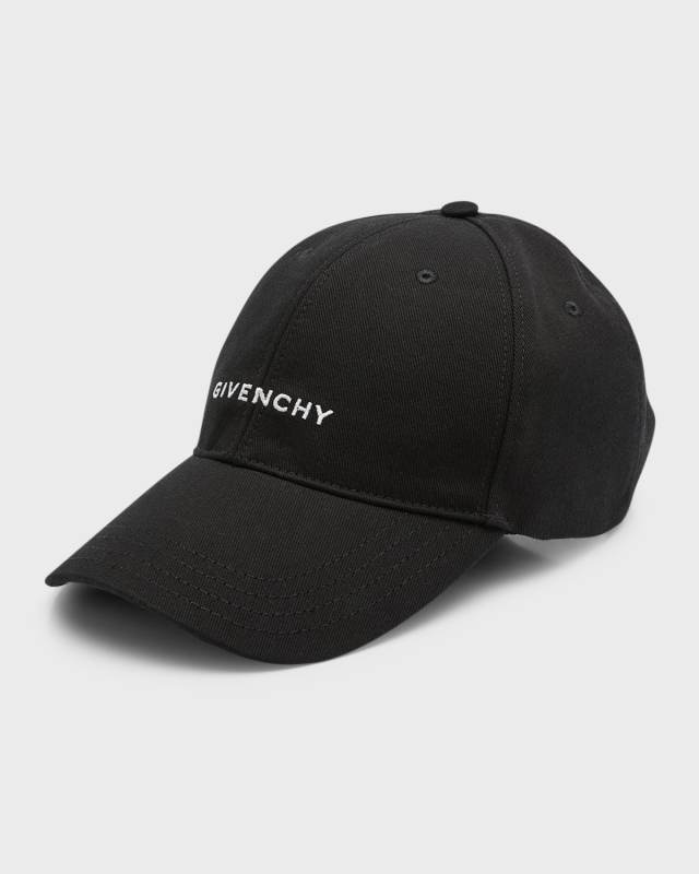 Embroidered Logo Canvas Baseball Cap
