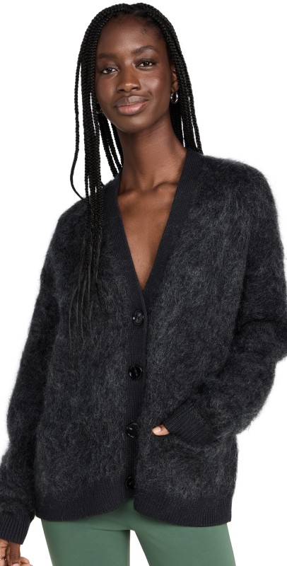 Acne Studios Knitwear Cardigan Anthracite Grey