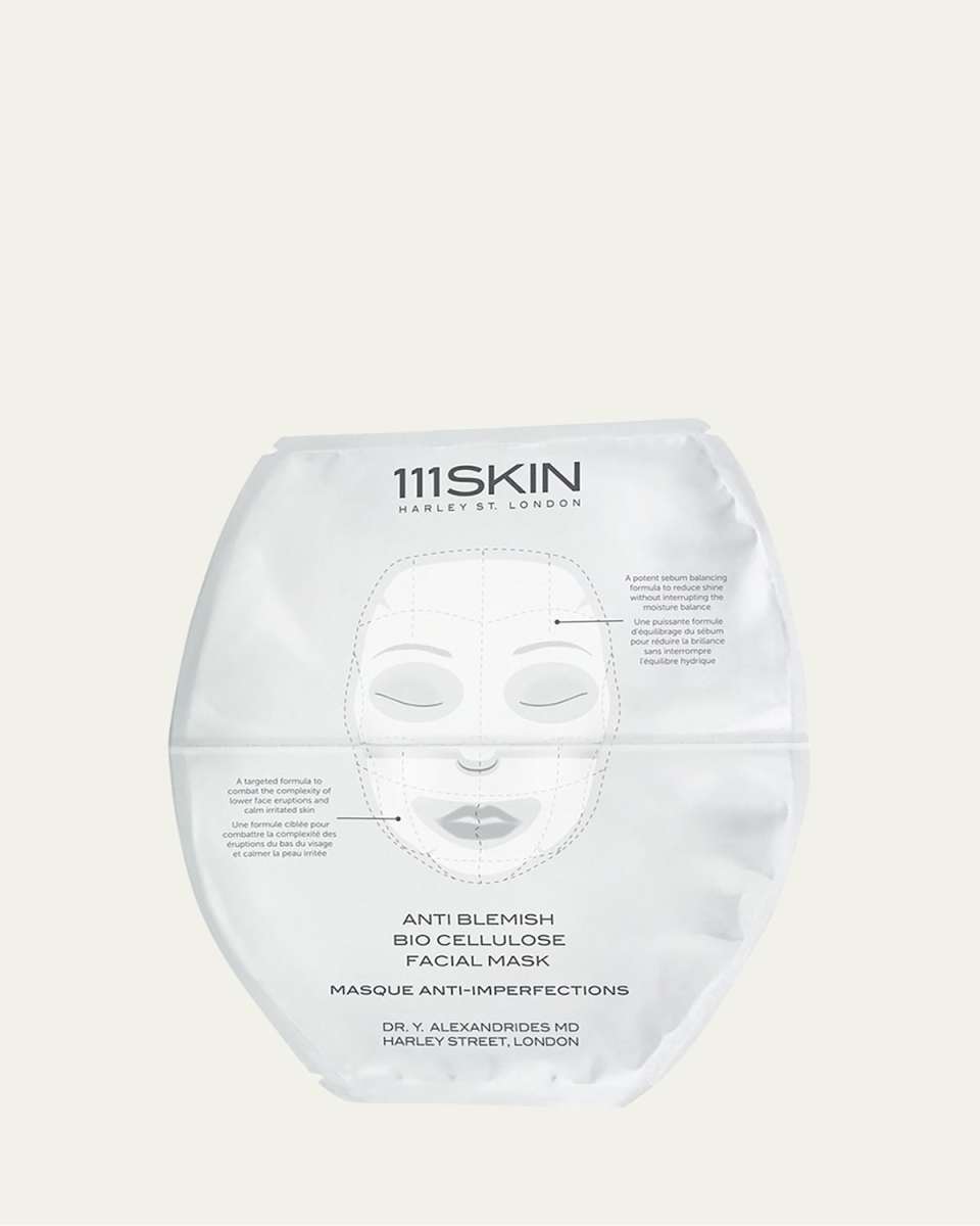 Anti Blemish Bio Cellulose Facial Mask Box, 5 Count