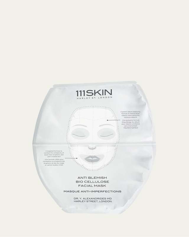 Anti Blemish Bio Cellulose Facial Mask Box, 5 Count