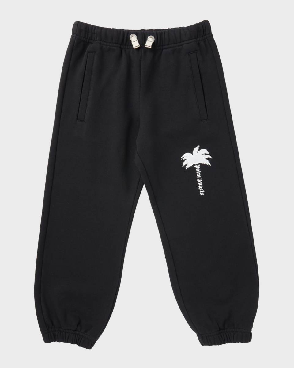 Boy's Palm Tree Logo-Print Sweatpants, Size 4-12