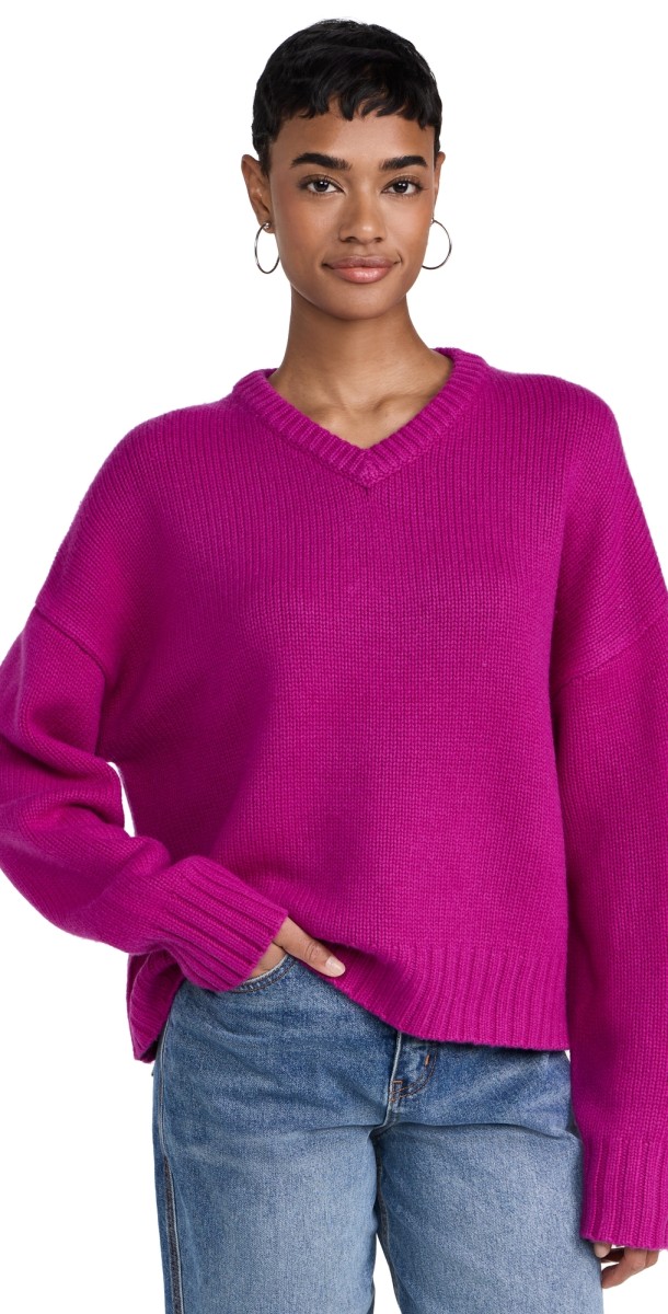 Solid & Striped The Cashmere Reva Top Magenta