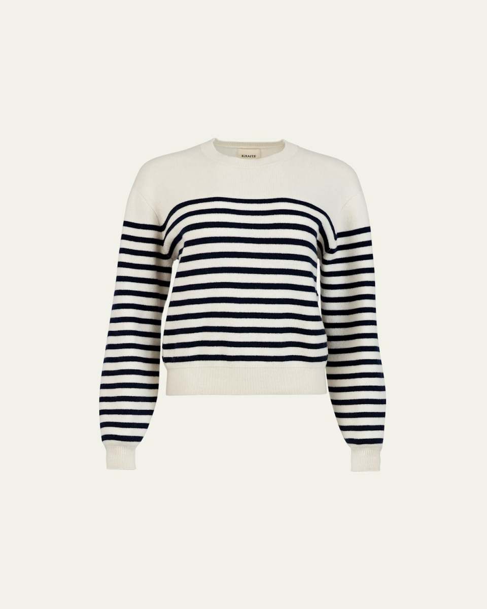 Viola Stripe Cashmere Sweat
