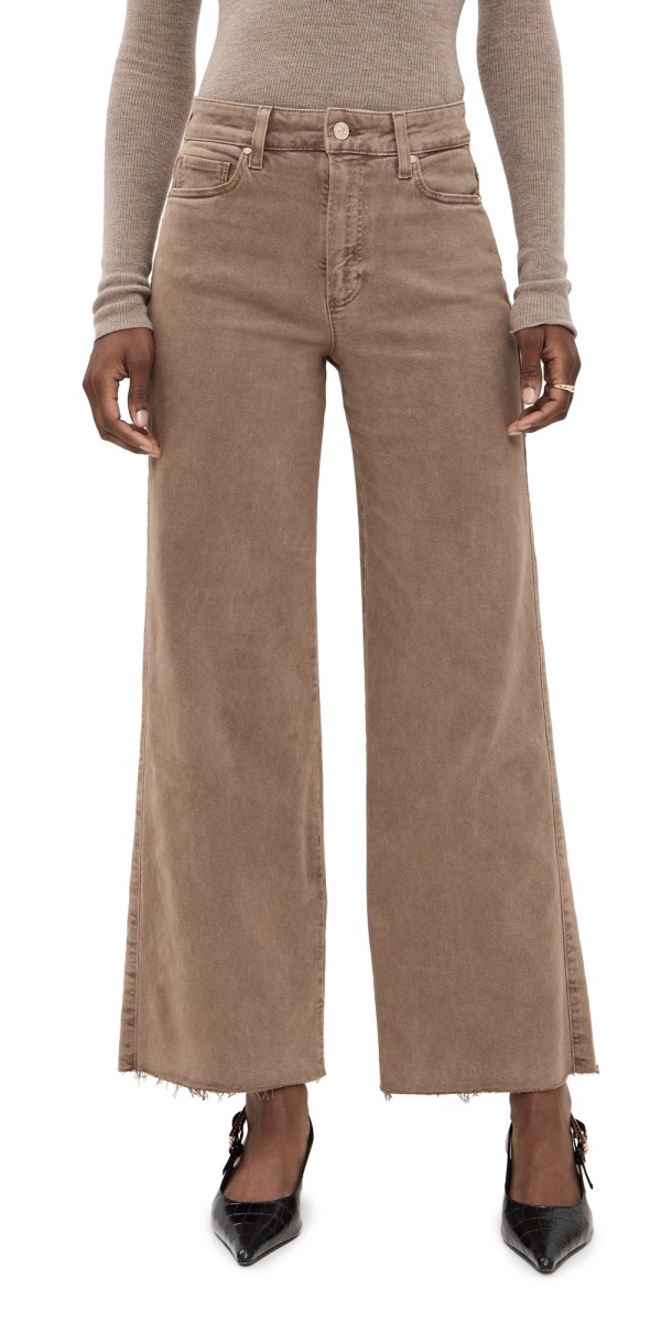 PAIGE Anessa 31 Jeans with Raw Hem Vintage Canewood