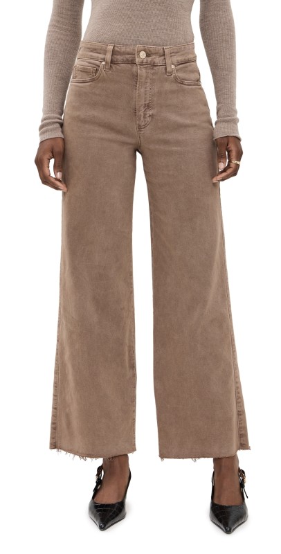 PAIGE Anessa 31 Jeans with Raw Hem Vintage Canewood