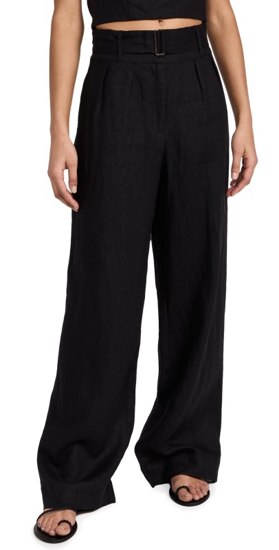 HEVRON Alina Pants Black