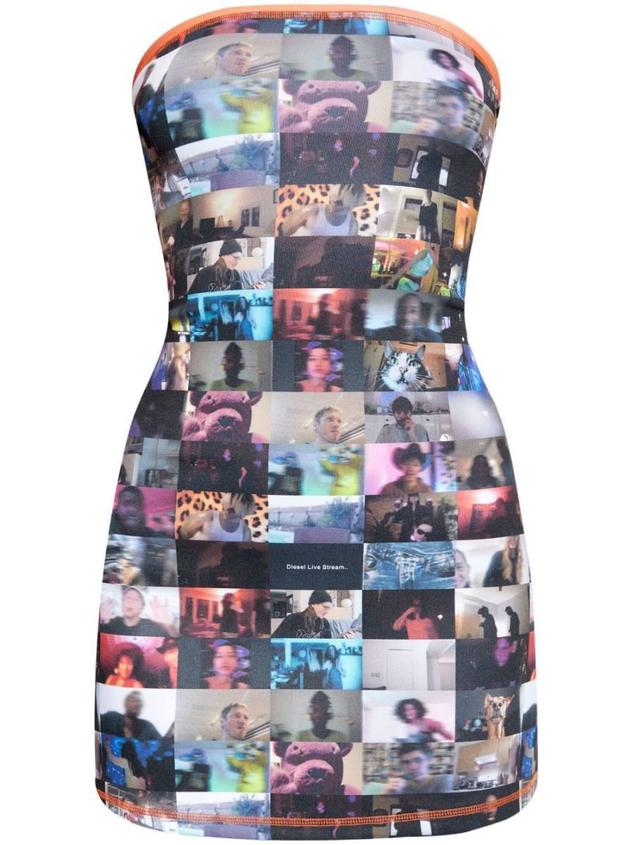 D-Platin mini dress