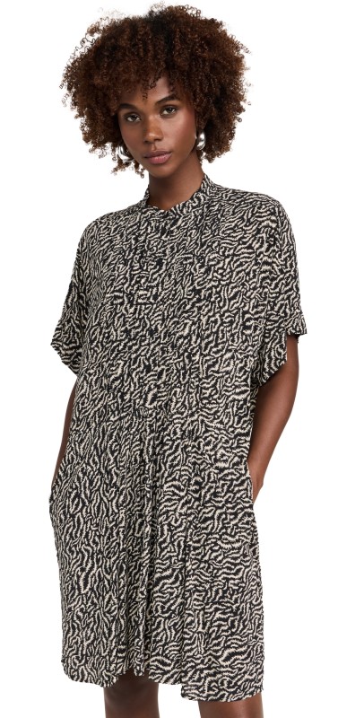 Isabel Marant Étoile Vallea Dress Ecru/Black