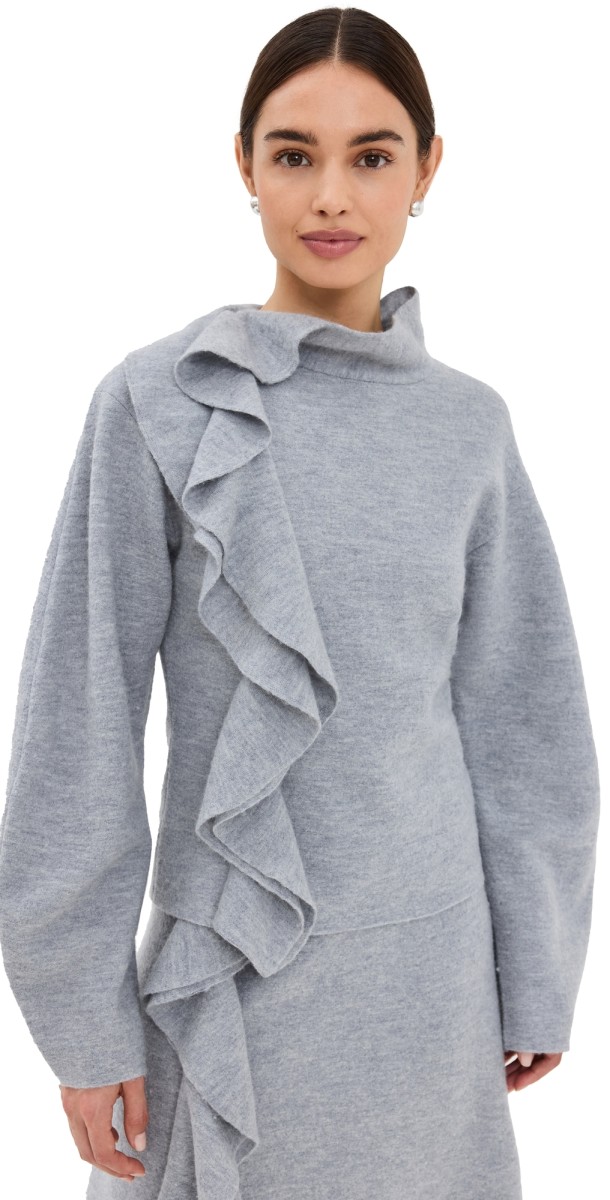 Ulla Johnson Corinna Pullover Heather Grey